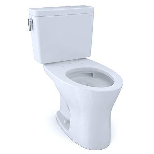 TOTO CST746CEMG#01 Drake Two-Piece Elongated Dual Flush 1.28...