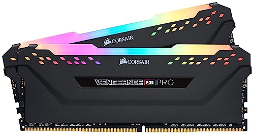 CORSAIR VENGEANCE RGB PRO DDR4 RAM 16GB (2x8GB) 3200MHz...