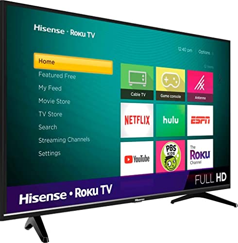 Hisense 40-Inch Class H4 Series LED Roku Smart TV with Alexa...