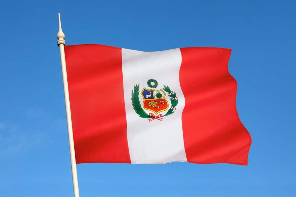 National flag of Peru