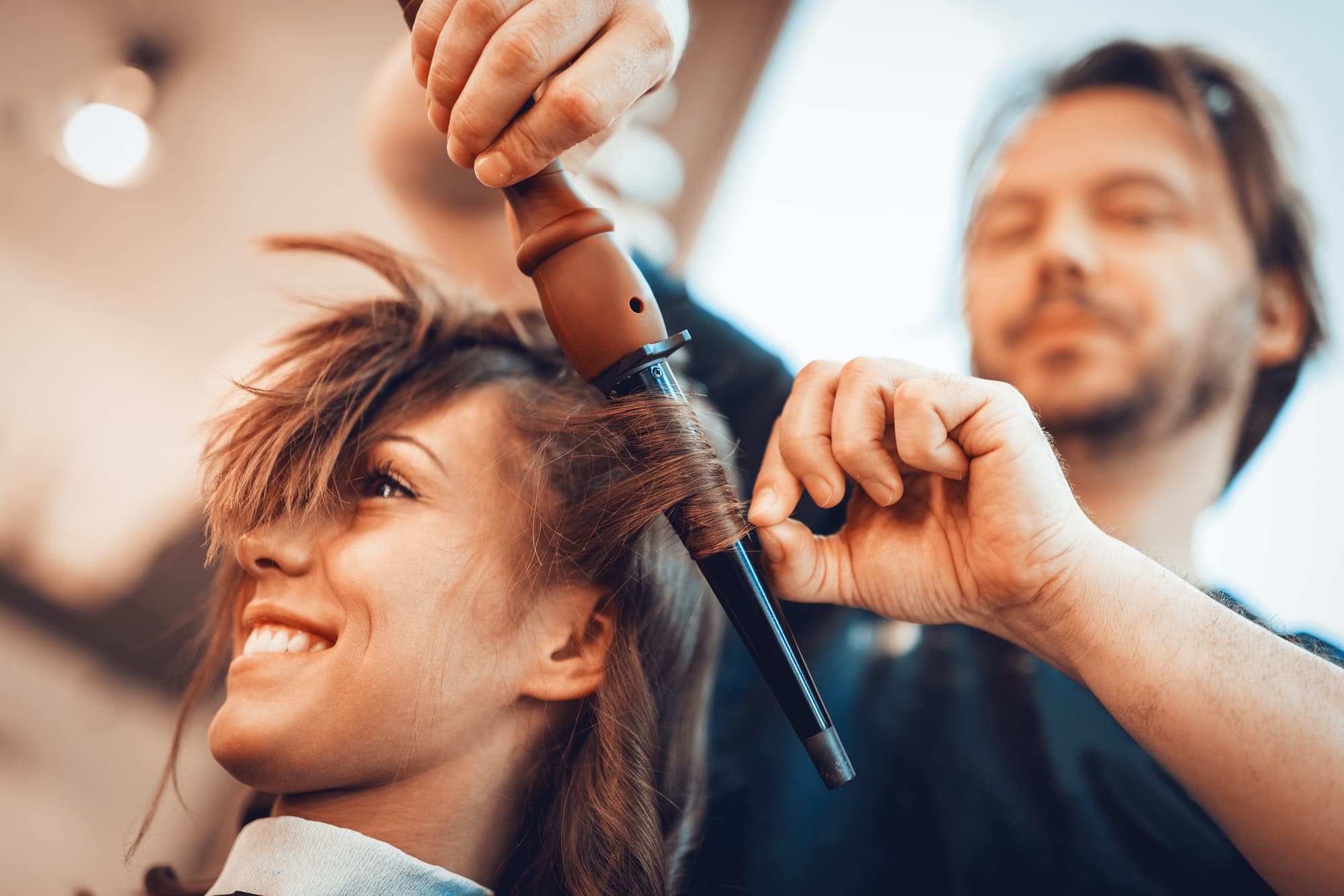 At The Hairdresser's